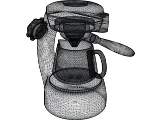Atomic Coffee Maker 3D Model preview
