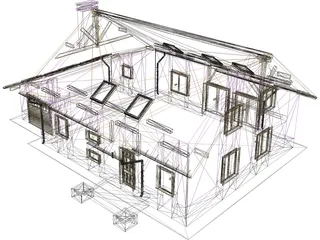 House 3D Model preview