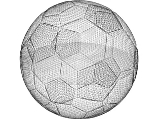 Football 3D Model preview