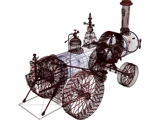 Tractor 3D Model preview
