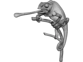 Chameleon 3D Model preview