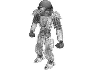Robot 3D Model preview