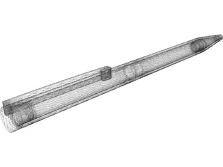 Slim Line Pen 3D Model preview