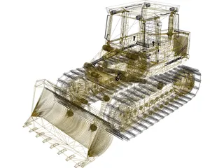 Liebherr Laderaupe 3D Model preview