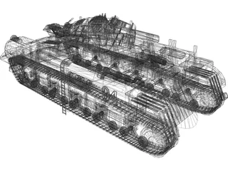Mobile Roadblock 3D Model preview