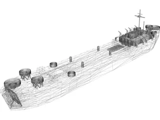 LST 511 Class 3D Model preview