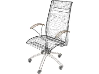 Chair Oxford Secretary 3D Model preview
