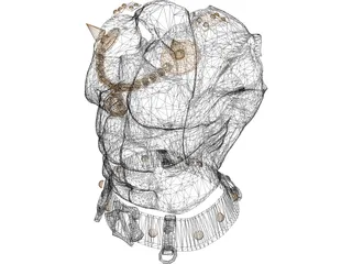 Breat Plate 3D Model preview