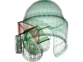 Gas Mask 3D Model preview
