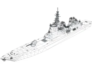 DDG 3D Model preview