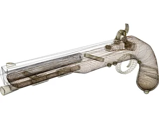 Pistol Dueling 3D Model preview