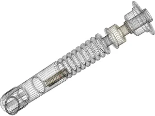 Lightsaber 3D Model preview