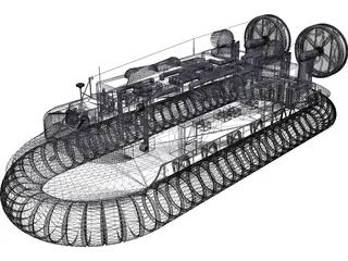 Hovercraft 3D Model preview