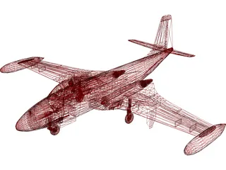 F2H-2 Banshee 3D Model preview