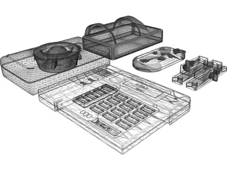 Alarms 3D Model preview