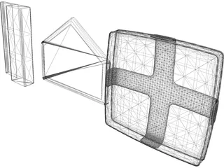 Baseball Bases 3D Model preview