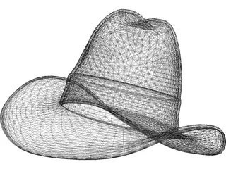Cowboy Hat 3D Model preview