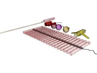 Fireworks 3D Model preview