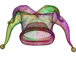 Jester Cap 3D Model preview