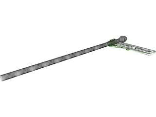 Mardi Gras Sign 3D Model preview