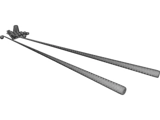 Pool Set 3D Model preview