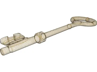 Skeleton Key 3D Model preview