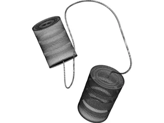 Tin Cans 3D Model preview