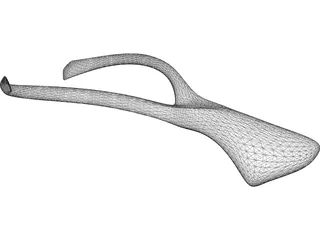Wish Bone 3D Model preview