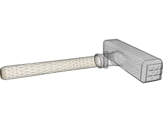 Masonry Hammer 3D Model preview