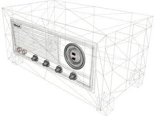 Old Radio 3D Model preview