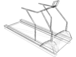 Treadmill 3D Model preview