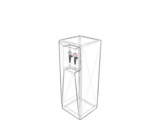 Office Water Cooler 3D Model preview