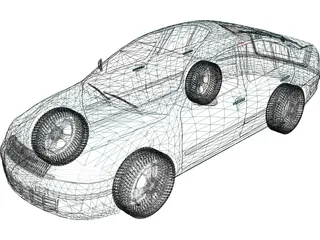 Skoda Octavia (2004) 3D Model preview