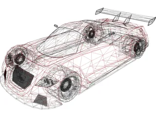 Seat Concept 3D Model preview