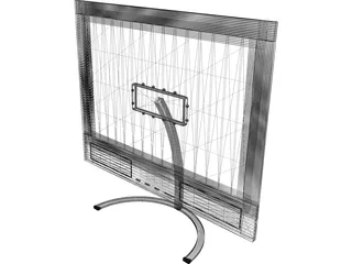Monitor 3D Model preview