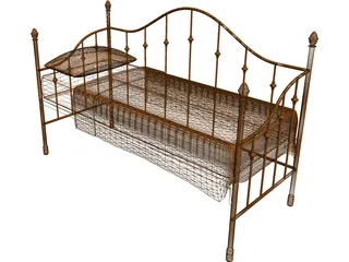 Bed Iron 3D Model preview
