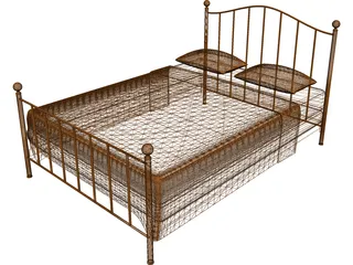 Bed Iron 3D Model preview