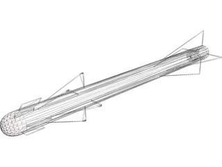 Missile AA8 Aphid 3D Model preview