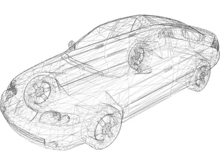 Nissan Sentra (2002) 3D Model preview