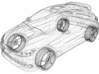 Peugeot 206 [Tuned] 3D Model preview