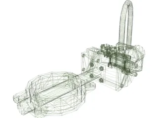 Butterfly Valve 6inch 3D Model preview
