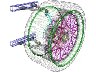 Wheel 3D Model preview