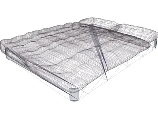 Bed 3D Model preview