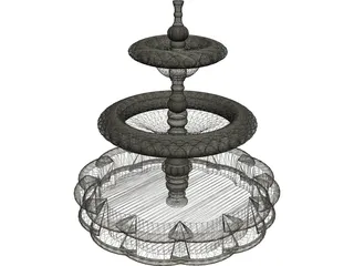 Fountain 3D Model preview
