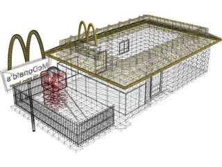 McDonalds 3D Model preview