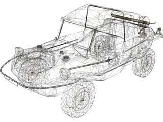 Schwimmwagen 3D Model preview