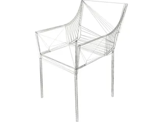 Chair Starck 3D Model preview