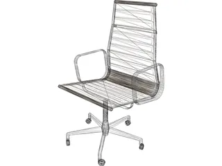 Chair Charles Eames 3D Model preview