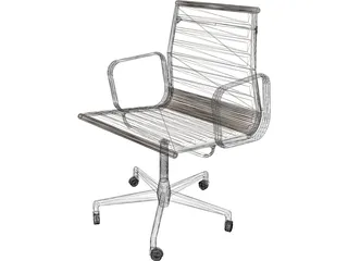Chair Charles Eames 3D Model preview