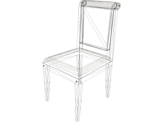 Chair Classic 3D Model preview